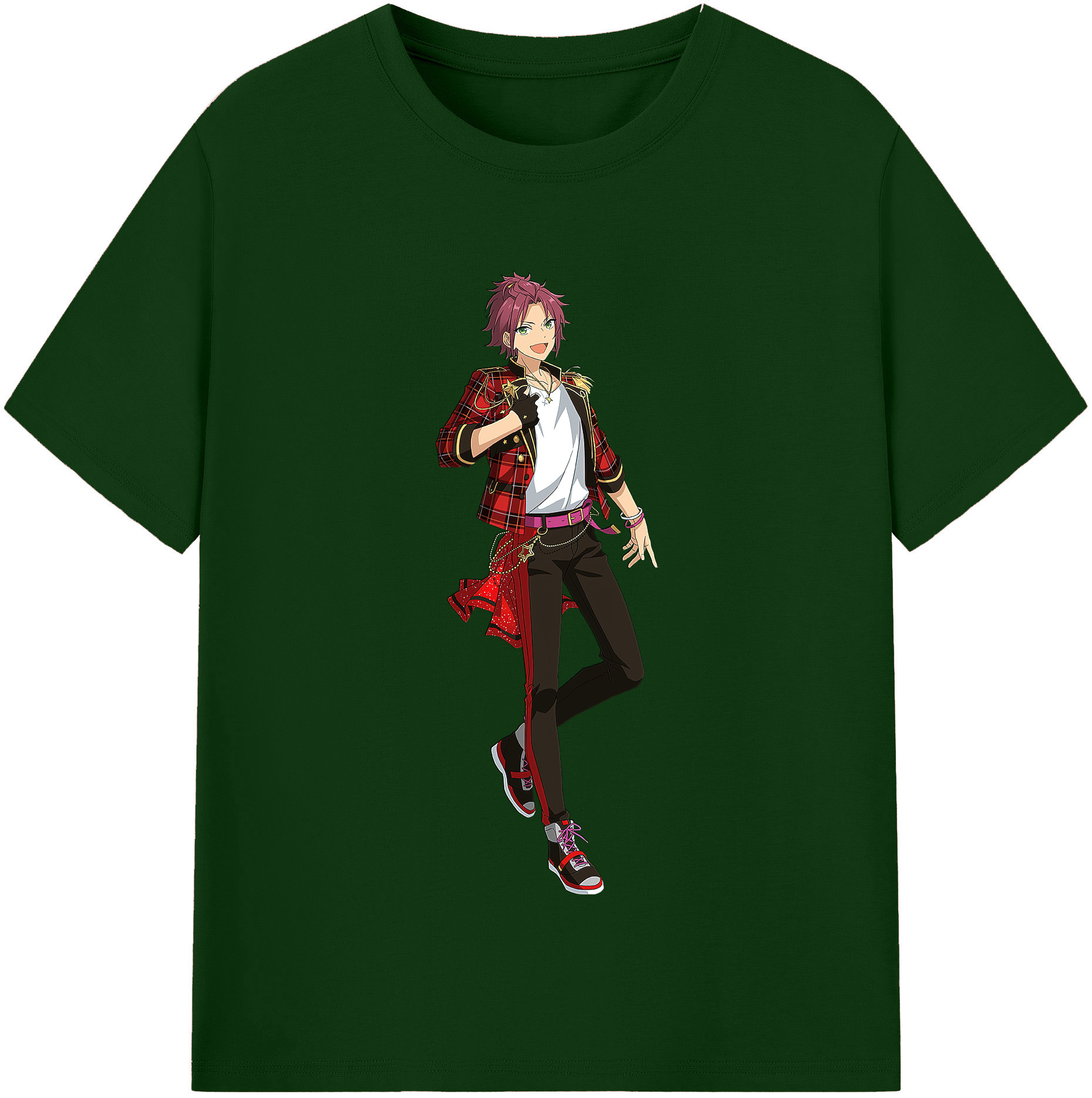 （画像用） あんさんぶるスターズ! Ensemble Stars 綿100％半袖Tシャツ（フロントプリント）